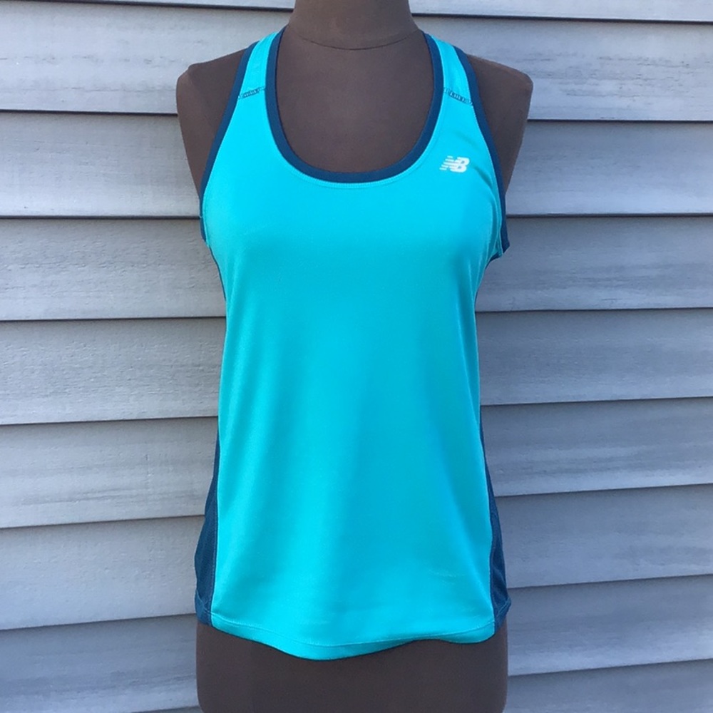 New Balance Blue Racerback Active Top Small